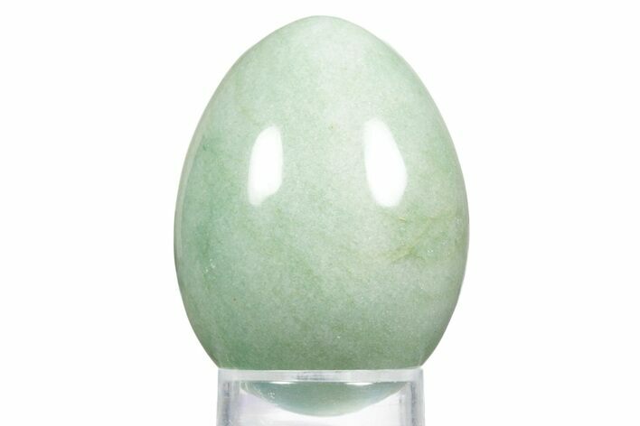 Polished Green Aventurine Egg - India #356277